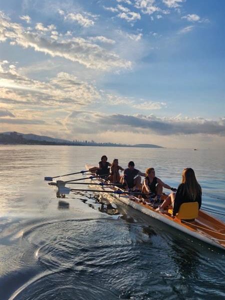 Suadiye Sahil'de kürek eğitimi