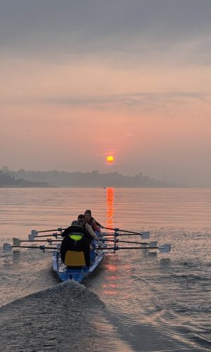 gün doğarken kürek antremanı